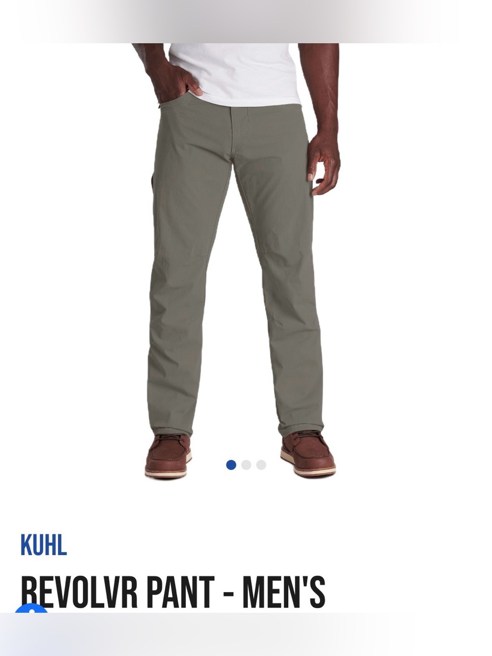 38*32 KUHL Revolvr Pant Dark Khaki Pant